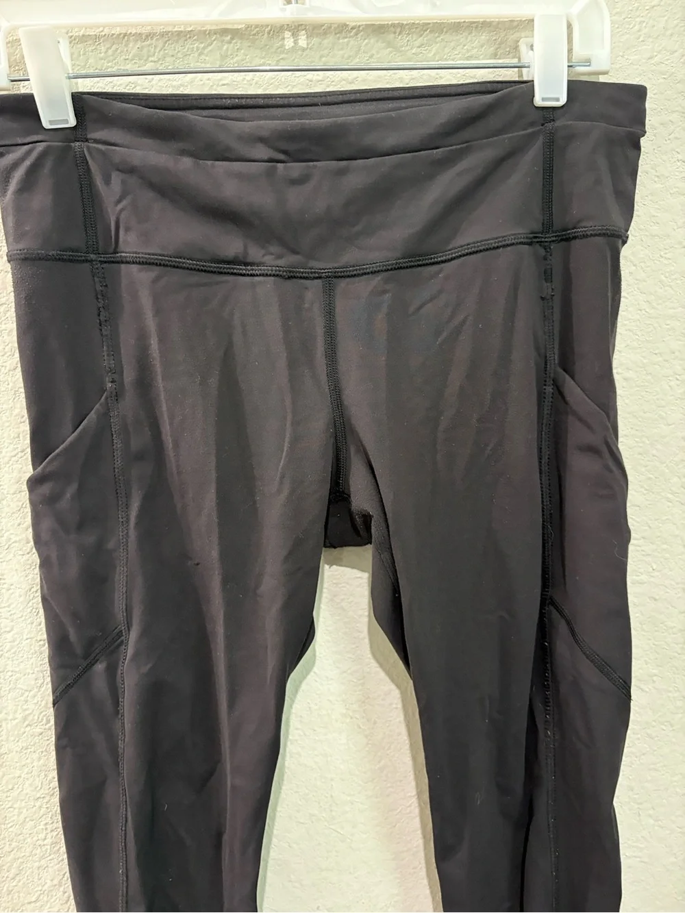 lululemon athletica Black High-Rise Leggings with Side Pockets